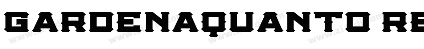 GardenaQuanto Regula字体转换